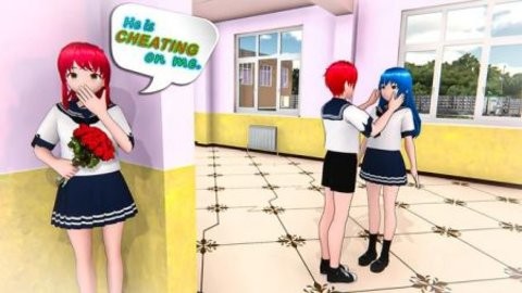 动漫高中女生3D模拟最新版