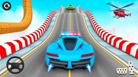 疯狂警车特技驾驶3D游戏下载
